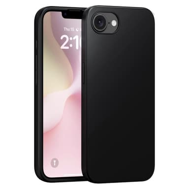 SKALO iPhone 16e Mattamusta Ultraohut TPU Suojakuori - Musta