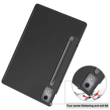 SKALO Lenovo Idea Tab Pro Trifold Kotelo - Musta