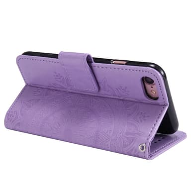 SKALO iPhone 16e Mandala Lompakkokotelo - Violetti