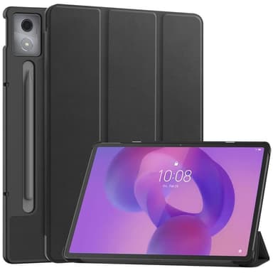 SKALO Lenovo Idea Tab Pro Trifold Kotelo - Musta