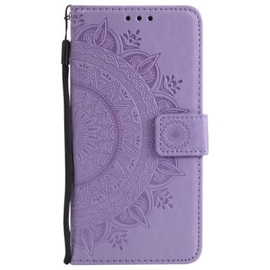 SKALO iPhone 16e Mandala Lompakkokotelo - Violetti