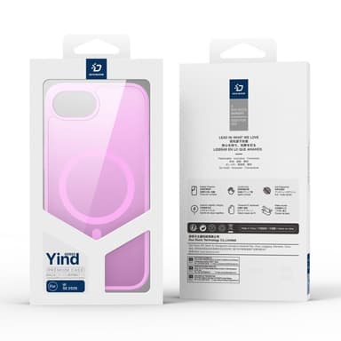 DUX DUCIS iPhone 16e Yind Series Matta viimeistely Suojakuori - Pinkki