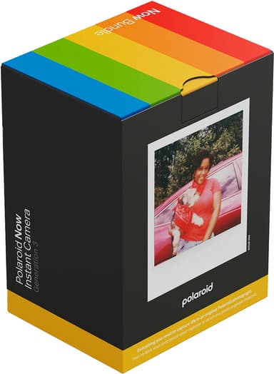 Polaroid Now Gen. 3 pikakamera (aloituspakkaus, musta)