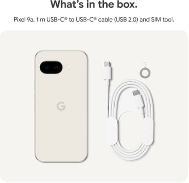 Google Pixel 9a 5G älypuhelin 8/128 GB (Porcelain)
