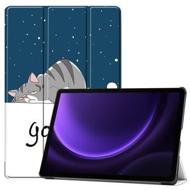Kolmen taittotelineen älykotelo Samsung Galaxy Tab S9 FE -puhelimelle