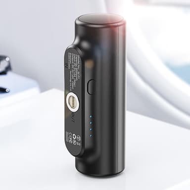 3000mAh virtapankki, jossa 3 magneettista sovitinta