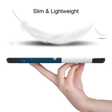 Kolmen taittotelineen älykotelo Samsung Galaxy Tab S9 FE -puhelimelle