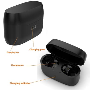 Jabra Elite 4 Active -nappikuulokkeille Latauslokero Latauskaapeli