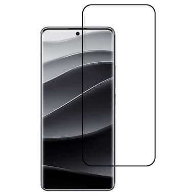 2-KPL SKALO Xiaomi Redmi Note 14 Pro+ 5G Koko Näytön Panssarilasi - Musta