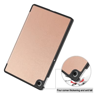 SKALO Lenovo Tab 10.1"" Trifold Kotelo - Ruusukulta