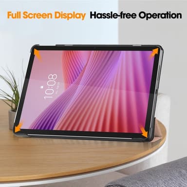 SKALO Lenovo Tab 10.1"" Trifold Kotelo - Ruusukulta