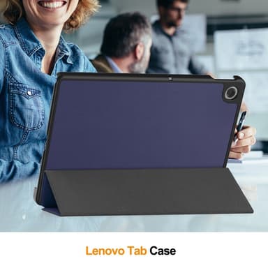 SKALO Lenovo Tab 10.1"" Trifold Kotelo - Tummansininen