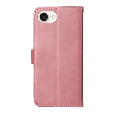 SKALO iPhone 16e PU-nahka Lompakkokotelo - Pinkki