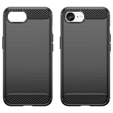 SKALO iPhone 16e Armor Carbon Suojakuori - Musta