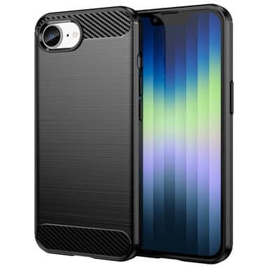SKALO iPhone 16e Armor Carbon Suojakuori - Musta