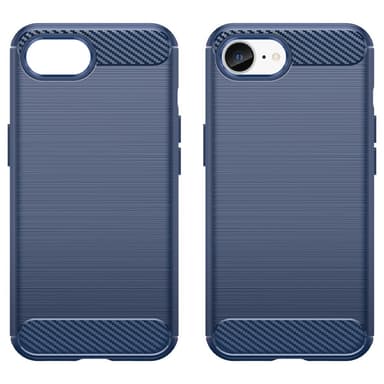 SKALO iPhone 16e Armor Carbon Suojakuori - Sininen
