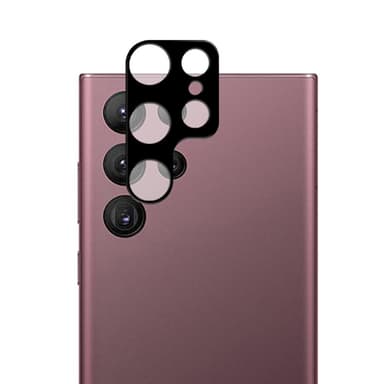 2-KPL SKALO Samsung S25 Ultra 3D -panssarilasit kameroille - Musta