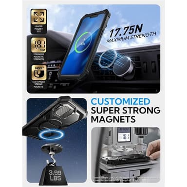 i-Blason Armorbox kotelo iPhone 16e - Musta