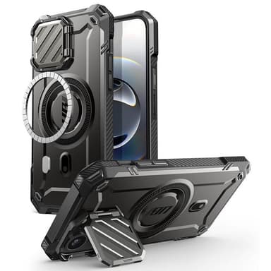 SUPCASE UB Mag XT kuori iPhone 16e - Musta