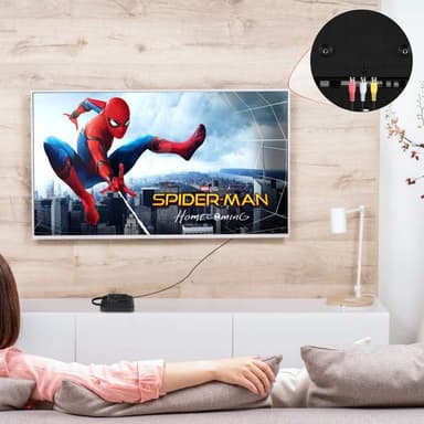 NÖRDIC HDMI-RCA-muunnin Video/Audio
