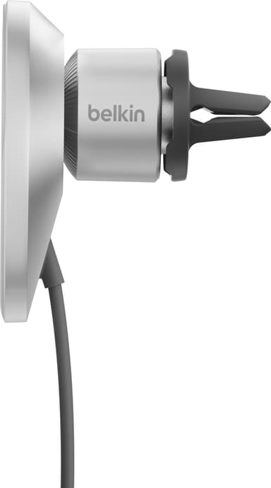 Belkin BoostCharge Pro Qi2 15 W magneettinen autolaturi (valkoinen)