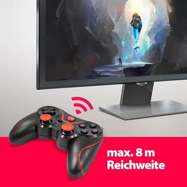 Langaton käsiohjain älypuhelimelle / tabletille / PC:lle / PS3 / PS4