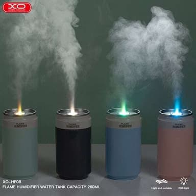 XO Ilmankostutin RGB-valolla 260ml - Harmaa