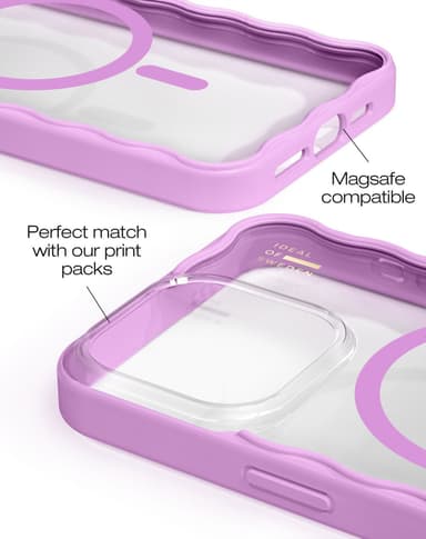 Frame Case MagSafe iPhone 15 Pro Pink