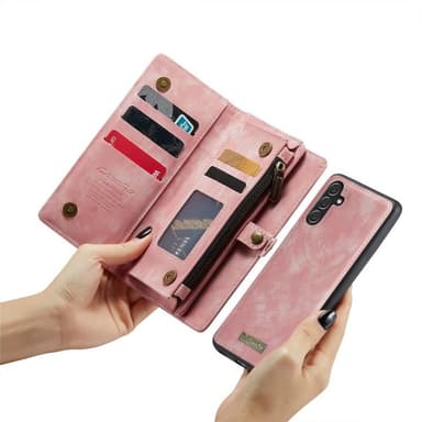 CaseMe puhelimenkotelo 008 8-kortti Samsung Galaxy A36 5G - Vaaleanpun