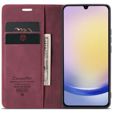 CaseMe puhelimenkotelo 013 Samsung Galaxy A36 5G - Viininpunainen