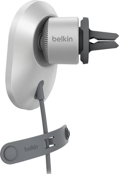 Belkin BoostCharge Pro Qi2 15 W magneettinen autolaturi (valkoinen)