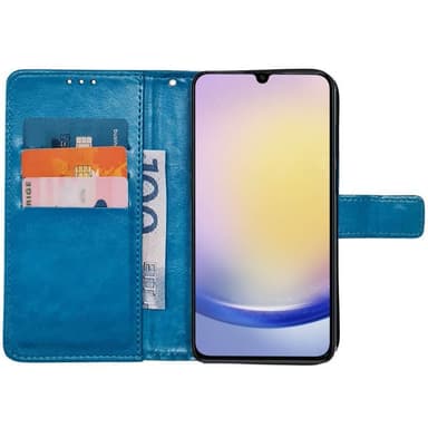 Lompakkokotelo 3-kortti Samsung Galaxy A36 5G - Vaaleansininen