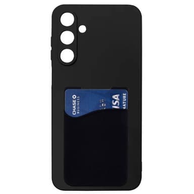 Silikonikuori korttitelineellä Samsung Galaxy A36 5G - Musta