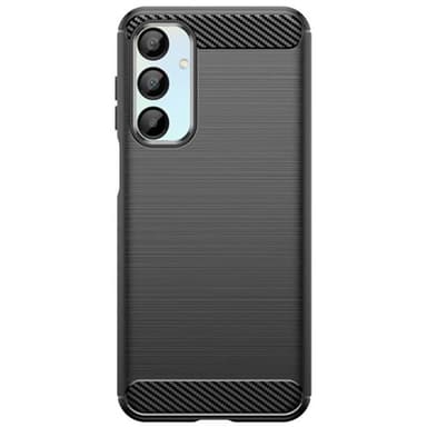 Harjattu TPU kuori Samsung Galaxy A36 5G - Musta