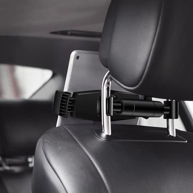 Käännettävä Kännykkä- ja Tablettipidike Auton Niskatukeen