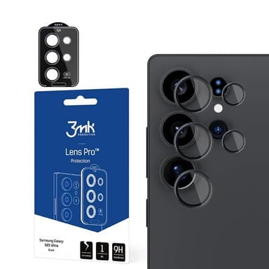 3mk Lens Protection Pro -objektiivisuojaus Samsung Galaxy S25 Ultra -puhelimelle 3mk