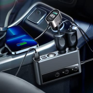 Joyroom 9-in-1  kannettavan tietokoneen autolaturi 154W - 5x USB, 1x USB-C, 3x tupakansytytinpistoke