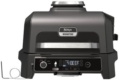 Ninja Woodfire Pro XL sähkögrilli OG850EU (harmaa ja musta)