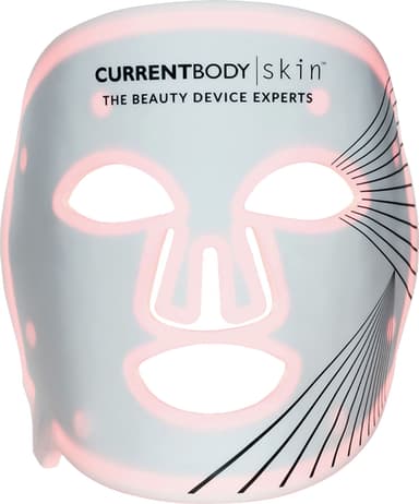 CurrentBody Skin LED Light Face Mask kasvonaamio CBD8235 (valkoinen)