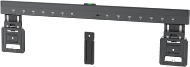 Ultraohut TV-seinäteline Basic FIXED (XL), musta