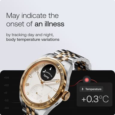 Withings ScanWatch Nova Brilliant hybridiälykello 39 mm (kulta)