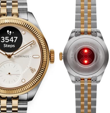 Withings ScanWatch Nova Brilliant hybridiälykello 39 mm (kulta)