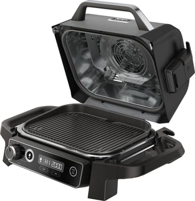 Ninja Woodfire sähkögrilli OG701EU (harmaa ja musta)