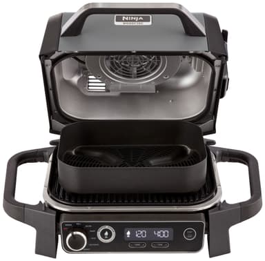 Ninja Woodfire sähkögrilli OG701EU (harmaa ja musta)