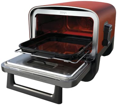 Ninja Woodfire pizzauuni OO101EU (terracotta, ruostumaton teräs)