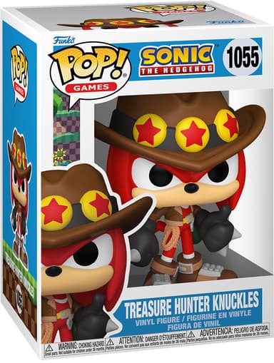 Funko POP Treasure Hunter Knuckles toimintafiguuri (Sonic)