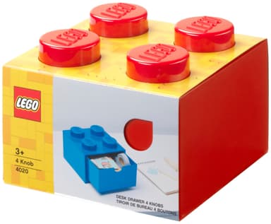 Play LEGO pöytälaatikko (kirkkaanpunainen)