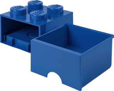 Play LEGO säilytyslaatikko (4-nastainen, kirkkaansininen)