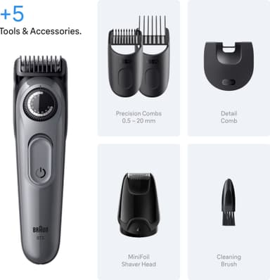 Braun Series 3 partatrimmeri BT3560 (harmaa)