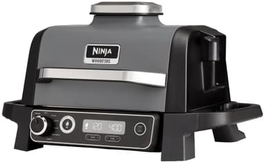 Ninja Woodfire sähkögrilli OG701EU (harmaa ja musta)